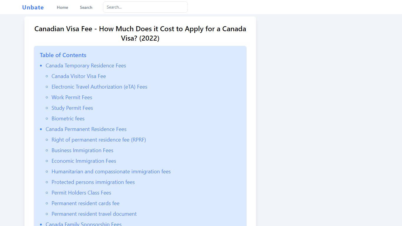 Canadian Visa Fee - How Much Does it Cost to Apply for a Canada Visa ...
